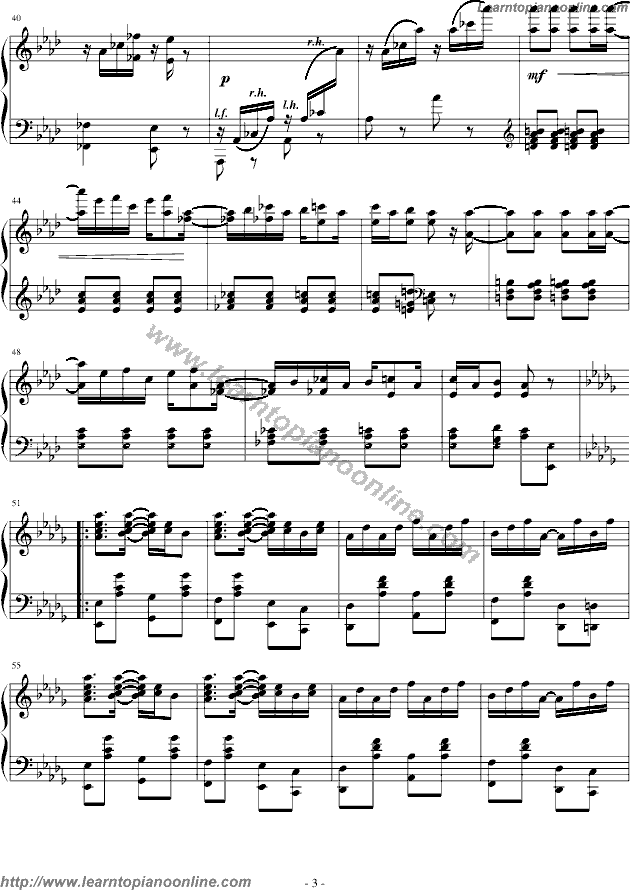 Maple Leaf Rag by Scott Joplin Piano Sheet Music Free