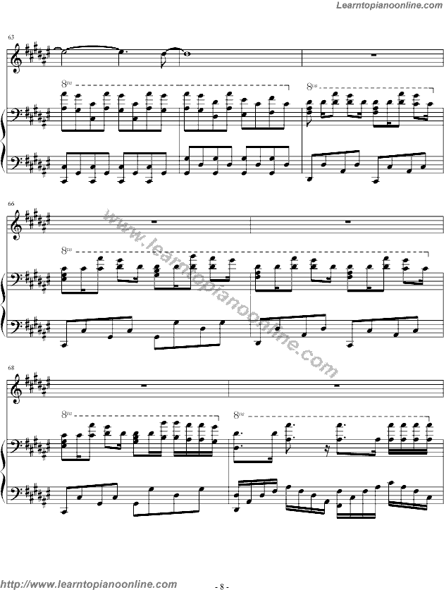 Into The Fire-Thirteen Senses by Thirteen Senses Piano Sheet Music Free