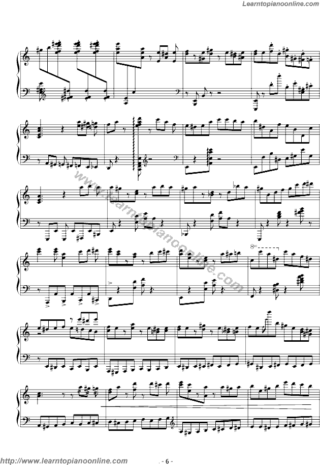 Tico-tico by Zequinha Abreu Piano Sheet Music Free