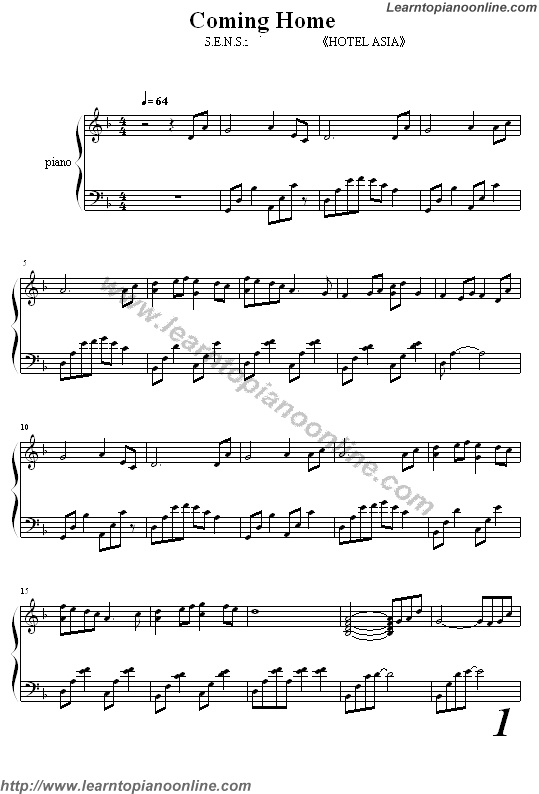  Piano Sheet Music Free