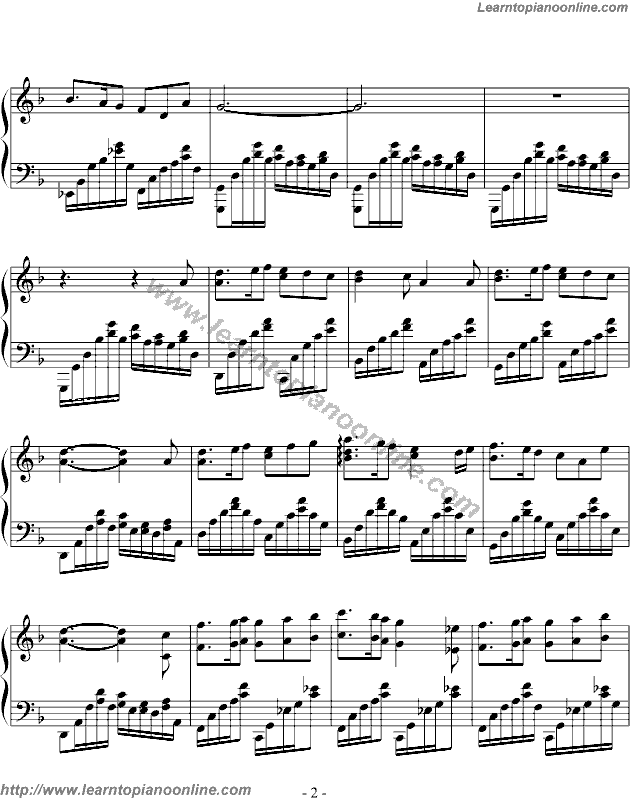 Fairytale by Alexander Rybak Piano Sheet Music Free