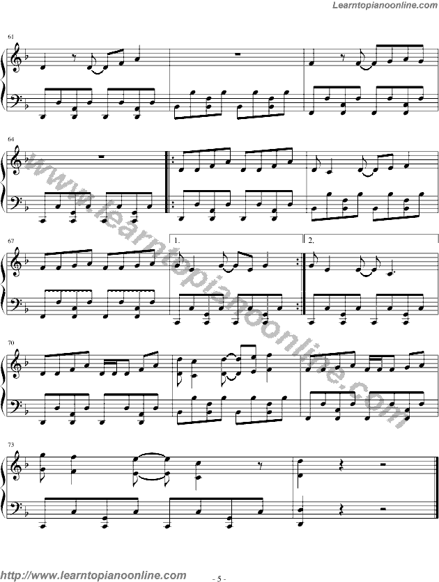 Oh by Girls Generation SoShi SNSD Free Piano Sheet Music