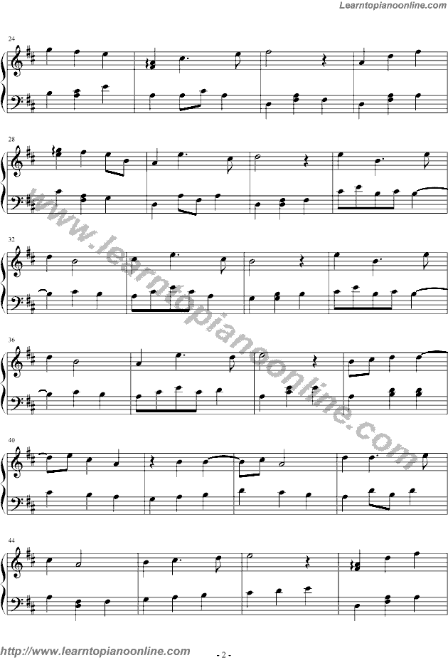 The Glory Way by Bandari Free Piano Sheet Music