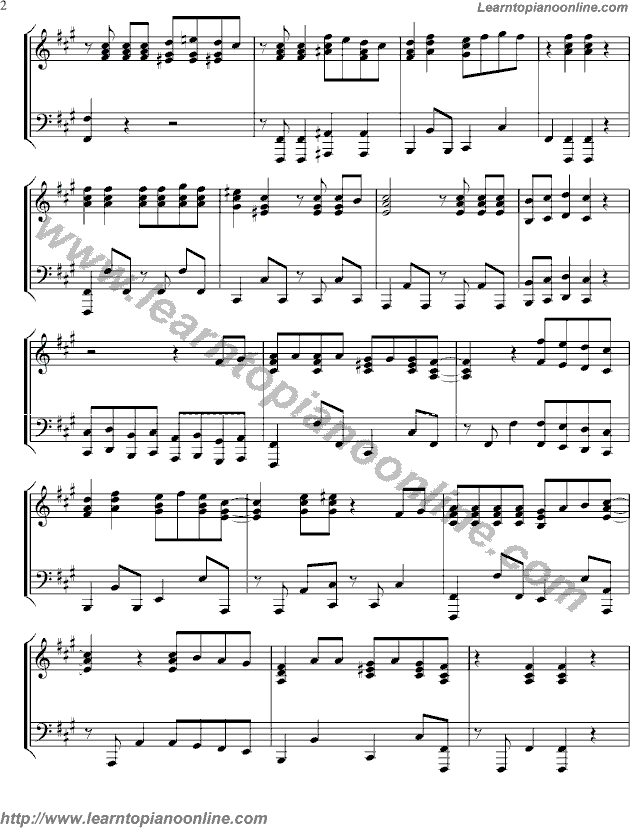 Cry Cry by T-ara Free Piano Sheet Music