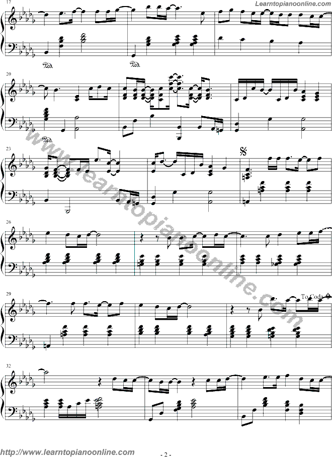 Crucify My Love by X-Japan Free Piano Sheet Music