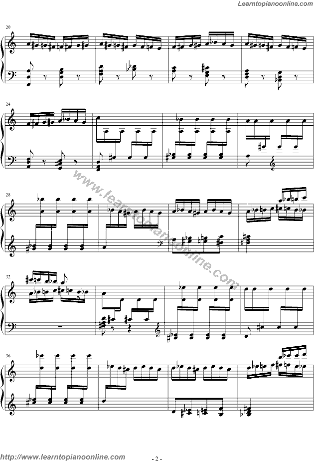 Flight Of The Bumble Bee by Maksim Mrvica Free Piano Sheet Music