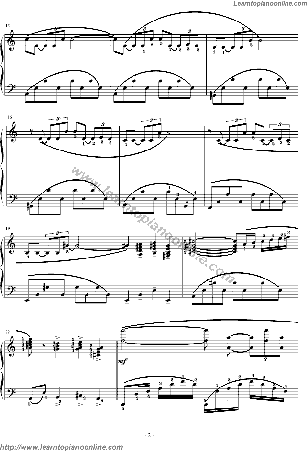 Richard Clayderman - Love Story( CHiquitita bebe ) Free Piano Sheet Music Chords Tabs Notes Tutorial Score