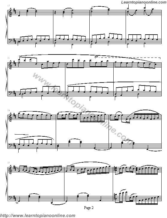 Johann Pachelbel - Canon in D Major Piano Sheet Music Free